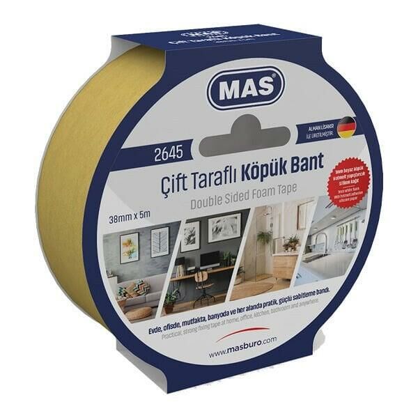 MAS CIFT TARAFLI KOPUK BANT 38MM X 5M 2645