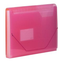 KRAF EVRAK DOSYASI KORUKLU 13 CEP LAS.PEMBE(F4302)