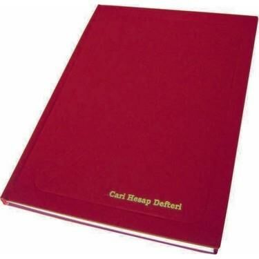 DİLMAN CARI HESAP DEFTERI CILTLI DIK 17x24 96 YP