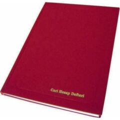 DILMAN CARI HESAP DEFTERI CILTLI DIK 20x28 96 YP