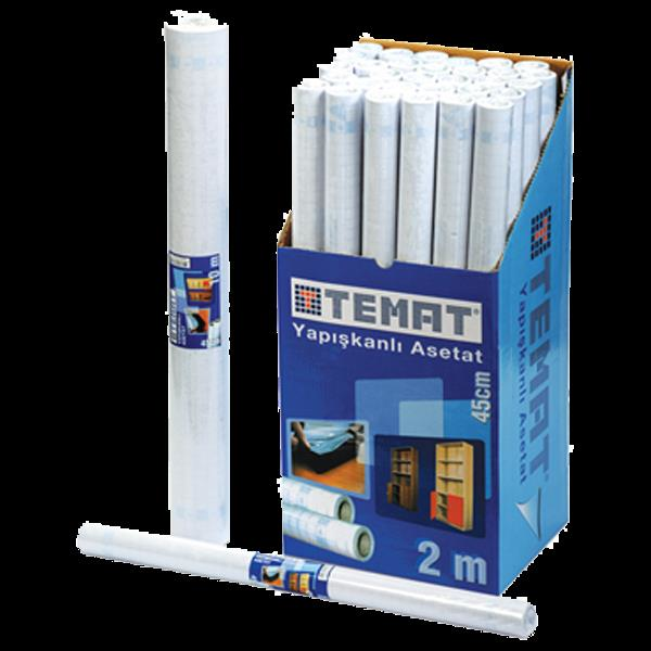 TEMAT YAPISKANLI RULO ASETAT SEFF 45cmx2m  (10350)