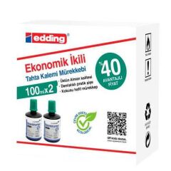EDDING LEGAMAS  B.TAHTA MUREKKEBI 100ML YESIL 2 LI