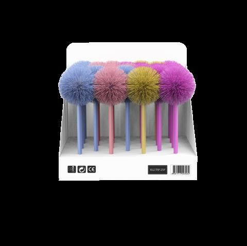 SILKA KURSUN KALEM PASTEL PONPONLU 1 LI KL1.TSP-2