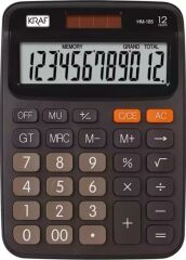 KRAF HESAP MAKINESI MASAUSTU 12 HANE HM-185 BN