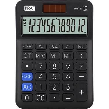 KRAF HESAP MAKINESI MASAUSTU 12 HANE HM-190