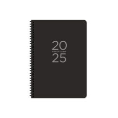 KESKIN AJANDA GUNLUK 2025 17x24 SPR.SIYAH 600050