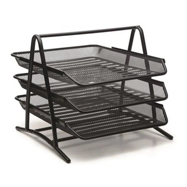 BION EVRAK RAFI 3 LU PERFORE 9309 SIYAH KUTUSUZ