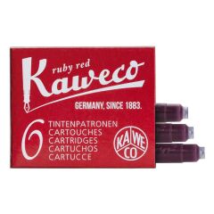 KAWECO DOLMAKALEM KARTUSU KIRMIZI 6LI KISA