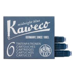 KAWECO DOLMAKALEM KARTUSU MAV/SIYAH 6LI KISA