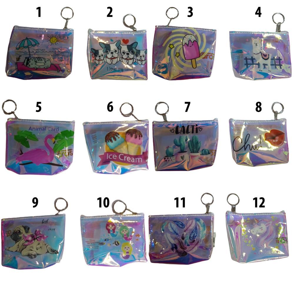 BOZUK PARA CUZDANI PARLAK UNICK COLOR (4034)