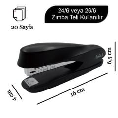 EAGLE ZIMBA MAKINESI 24/6-26/6 20 SF. SIYAH (7101)