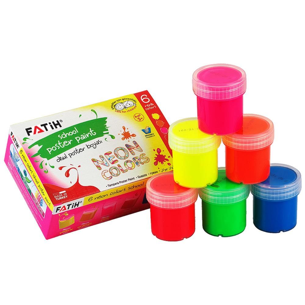 FATIH GUAJ BOYA 25mlx6 FOSFORLU RENK (50430)