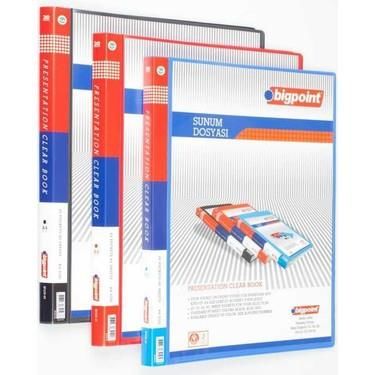 BIGPOINT CEPLI SUNUM DOSYASI A4 40 LI MAVI(211-35)