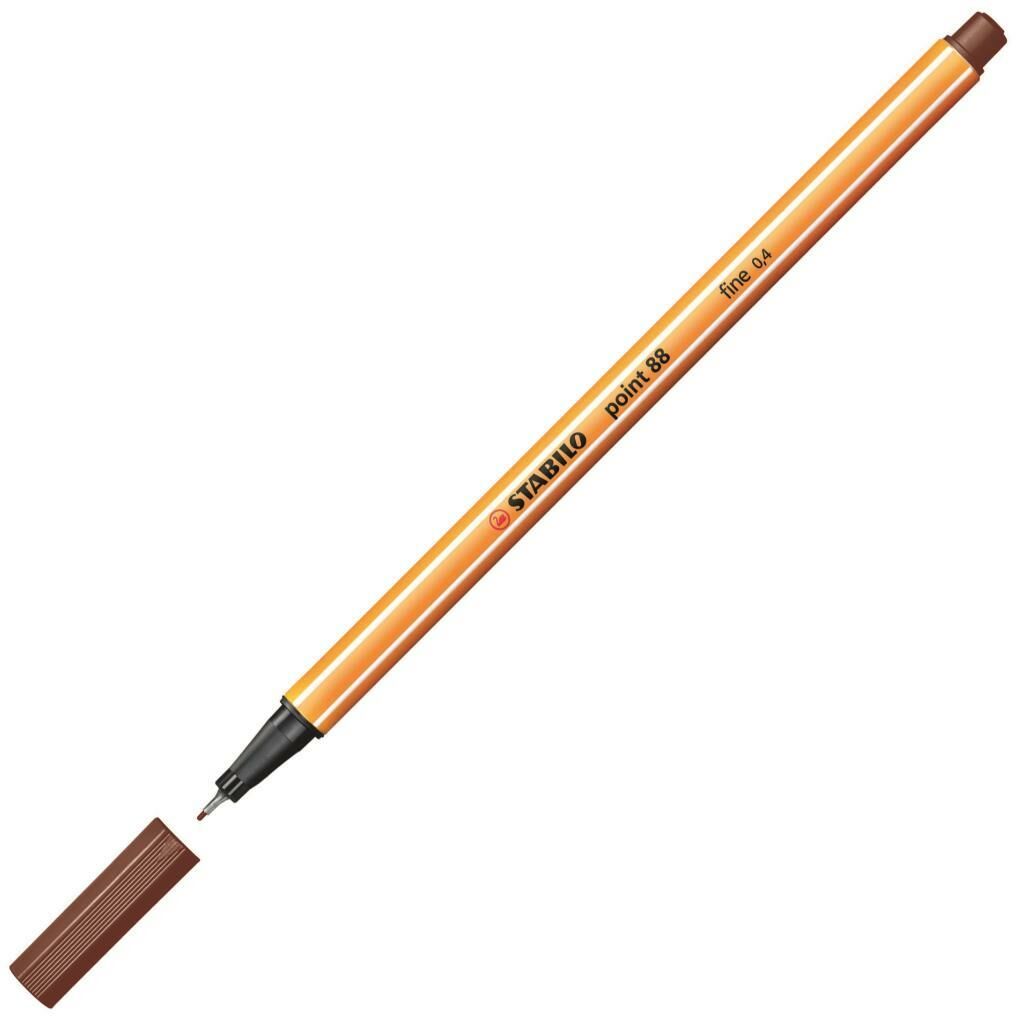 STABILO FINELINER KALEM KAHVERENGI TEKLI (88/45)