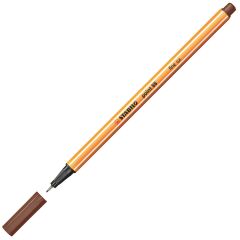 STABILO FINELINER KALEM KAHVERENGI TEKLI (88/45)