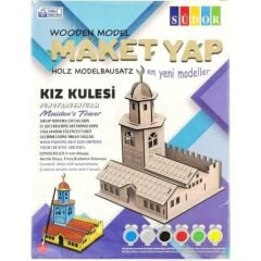 SUDOR AHSAP MAKET KIZ KULESI BOYAMA B.BOY MD2-05