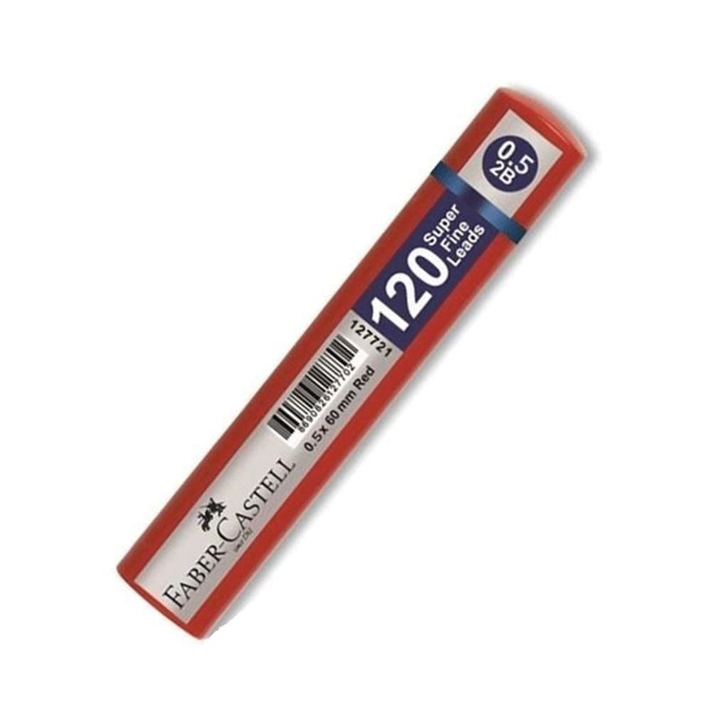 FABER CASTELL GRIP MIN 05 2B 60MM 120 LI KIRMIZI