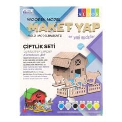 SUDOR AHSAP MAKET CIFTLIK EVI BOYAMA B.BOY MD2-06