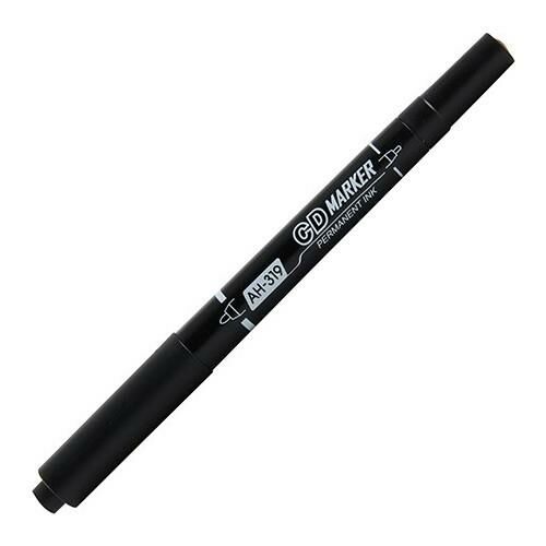 AIHAO PERMAN.CD KALEM CIFT TARAFLI SIYAH (AH-319)