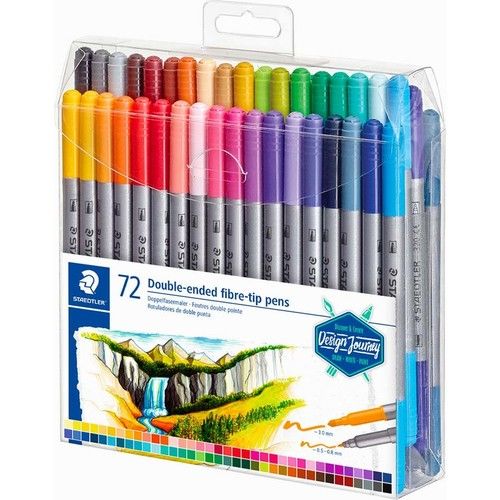 STAEDTLER KECELI KALEM CIFT TARAFLI 72 LI 3200 TB7