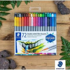 STAEDTLER KECELI KALEM CIFT TARAFLI 72 LI 3200 TB7