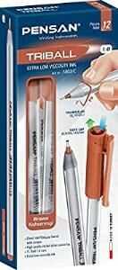 PENSAN TUKENMEZ KALEM TRIBALL KAHVERENGI 12 LI