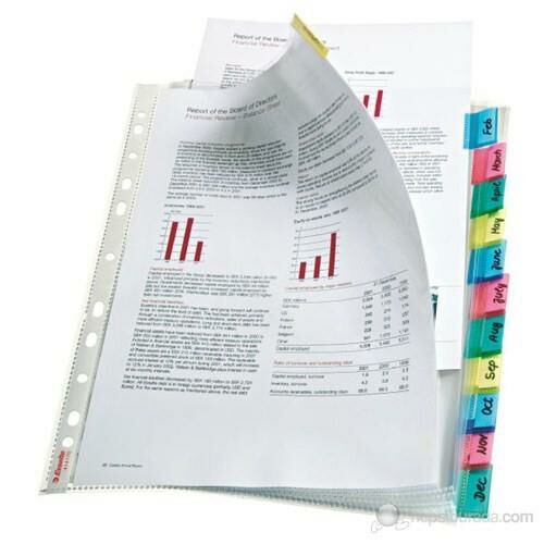 ESSELTE DELIKLI POSET DOSYA A4 AYRAC 6 LI (414160)