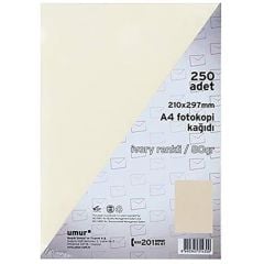 UMUR A4 RENK FOTO KAGIT IVORY 250 LI(100)