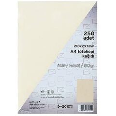 UMUR A4 RENK FOTO KAGIT IVORY 250 LI(100)
