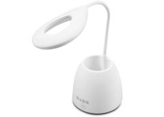 S-LINK SL-8715 BEYAZ LEDLI SARJLI 1200mAh MASA LAM