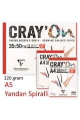 CLAIREFONTAINE CRAYON CIZIM BLOGU A5 YAN.SPR 120gr