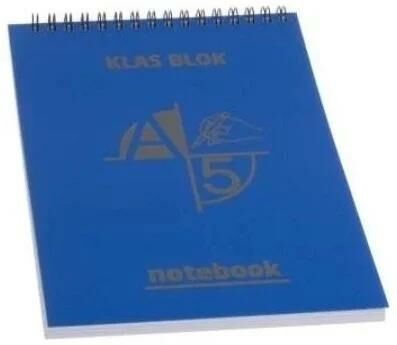 KLAS BLOKNOT A5 CIZGILI SPIRALLI PP 72 YAPRAK