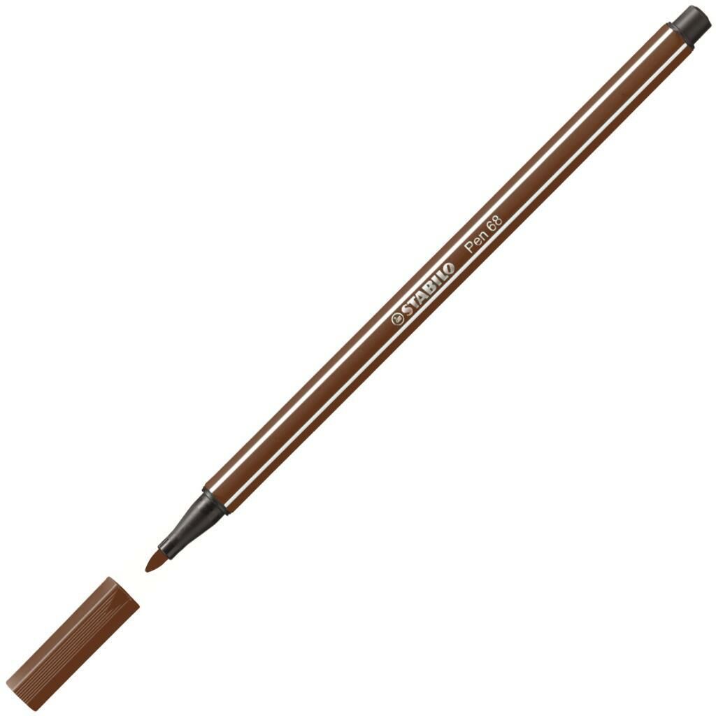 STABILO PEN  KECELI KALEM KAHVERENGI (68/45)