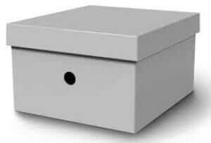 MAS KUCUK BOY RAINBOW KARTON KUTU GRI (8224)