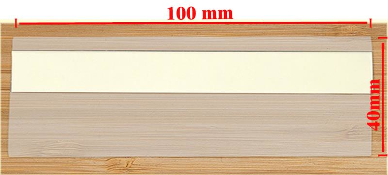 SEFFAF YAPISKANLI ETIKETLIK 10X4 100LU