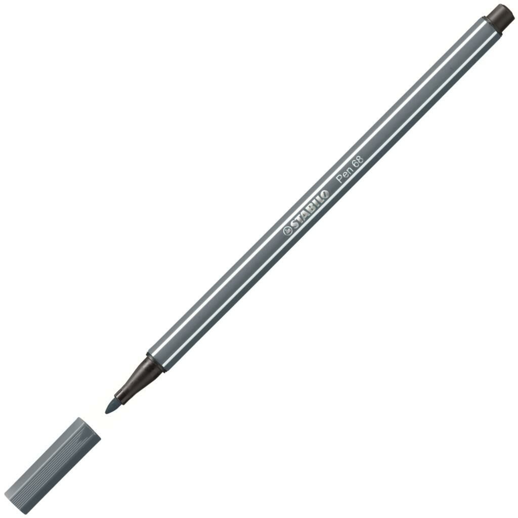 STABILO PEN  KECELI KALEM KOYU GRI (68/96)