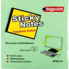 BIGPOINT YAP.KAGIT 75x75 YESIL 1 LI (802)