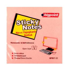 BIGPOINT YAP.KAGIT 75x75 NEON PEMBE (807)
