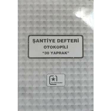 ALTINYILDIZ SANTIYE DEFTERI 20X28 3 NUSHA 30 SAYFA