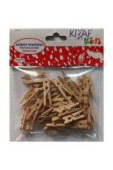 KRAF KIDS AHSAP MANDAL NATUREL KUCUK 30 LU KK160