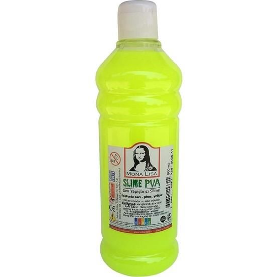 SUDOR SIVI YAPISTIRICI SLIME 500ML.FOSFORLU SARI