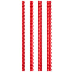 BIGPOINT  6mm PLASTIK SPIRAL KIRMIZI 100 LU (620)