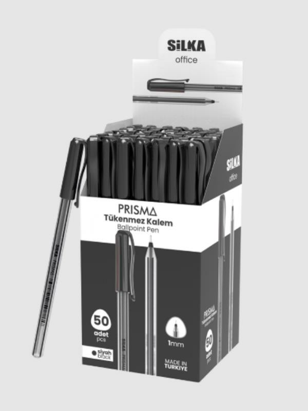 SILKA LINC OFFIX TUKENMEZ KALEM SIYAH 50LI
