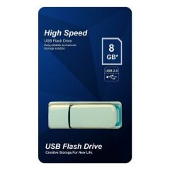 ELBA FLASH BELLEK 8GB 2.0 USB BEYAZ MAVI
