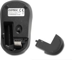 EVEREST SM-804 KABLOSUZ MOUSE SIYAH USB