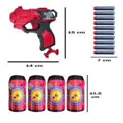 PRESTIJ OYUNCAK DART FIRLATICI 2LI HEDEFLI(FAB1607