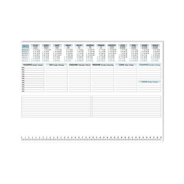 KESKIN MASA SUMENI 28x40 HAFTALIK AJ-68 830104-99