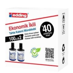 EDDING LEGAMAS  B.TAHTA MUREKKEBI 100ML SIYAH 2 LI