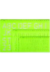 HATAS CETVEL B.HARF YAZI SABLONU SET (02260)