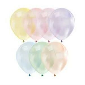 BALONEVI BALON BASKILI EKSTRA SEFFAF KARISIK 100LU